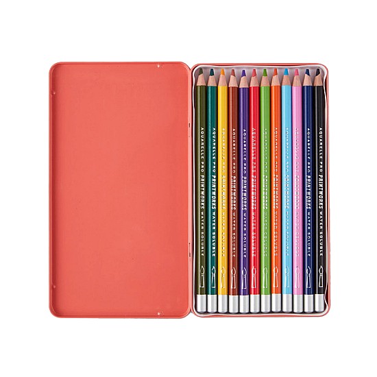 Кольорові олівці PRINTWORKS 12 Colour pencils - Aquarelle