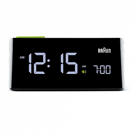 Настільний годинник BRAUN BNC016 Black LCD Clock