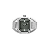 Годинник каблучка BREDA Nocturne Time Ring Silver/Smoke 1755B