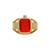 Годинник каблучка BREDA Nocturne Time Ring Deep Gold/Flame 1755C