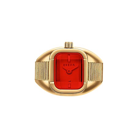 Годинник каблучка BREDA Nocturne Time Ring Deep Gold/Flame 1755C