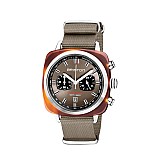 Годинник BRISTON Clubmaster Chrono date SPORT 42 TORTOISE