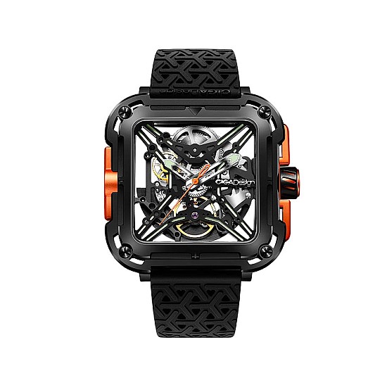 Годинник CIGA DESIGN X Series-BOOK Black Orange