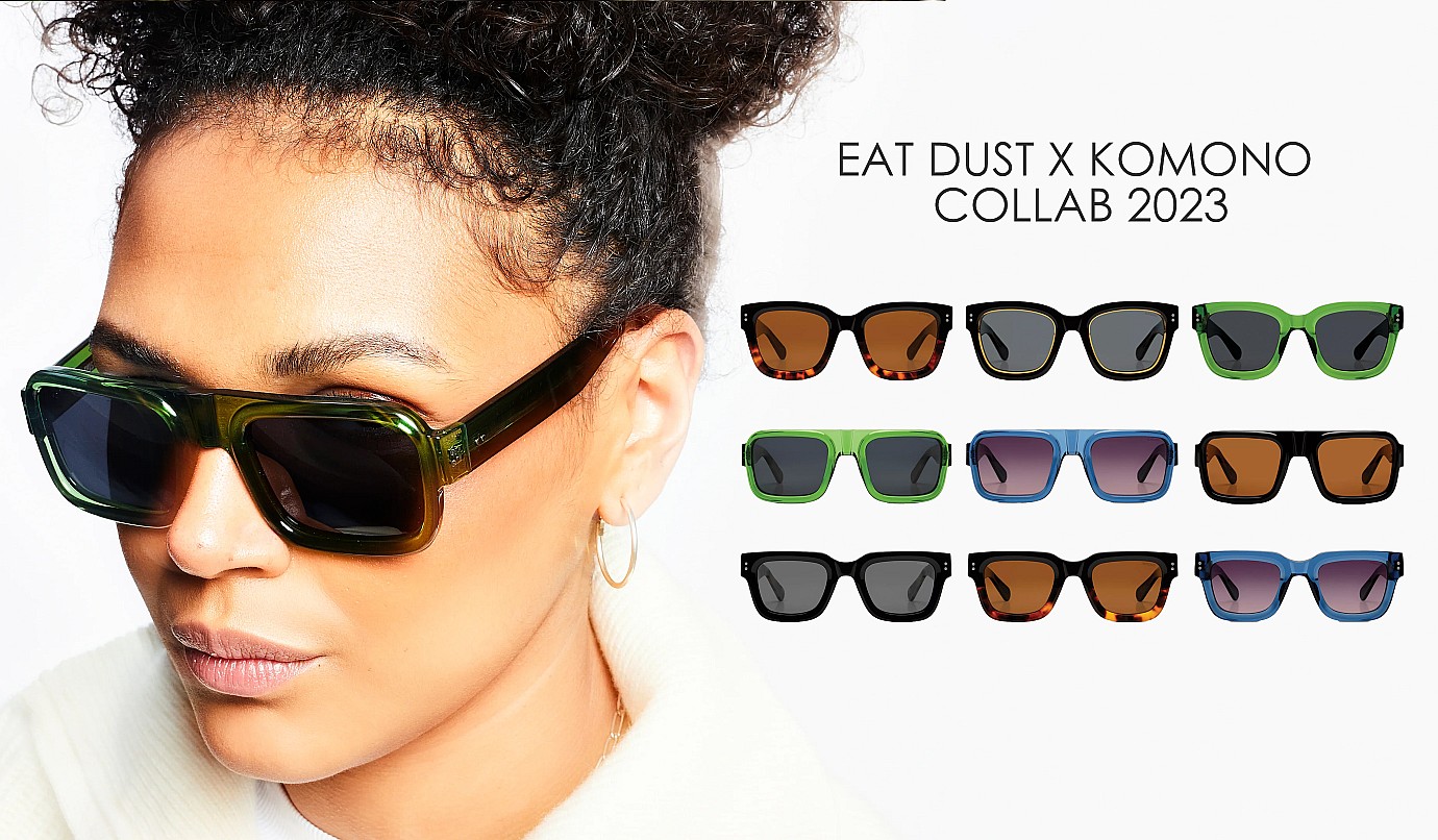 Сонцезахисні окуляри KOMONO X Eat Dust Нова колаборація бельгійських брендів
