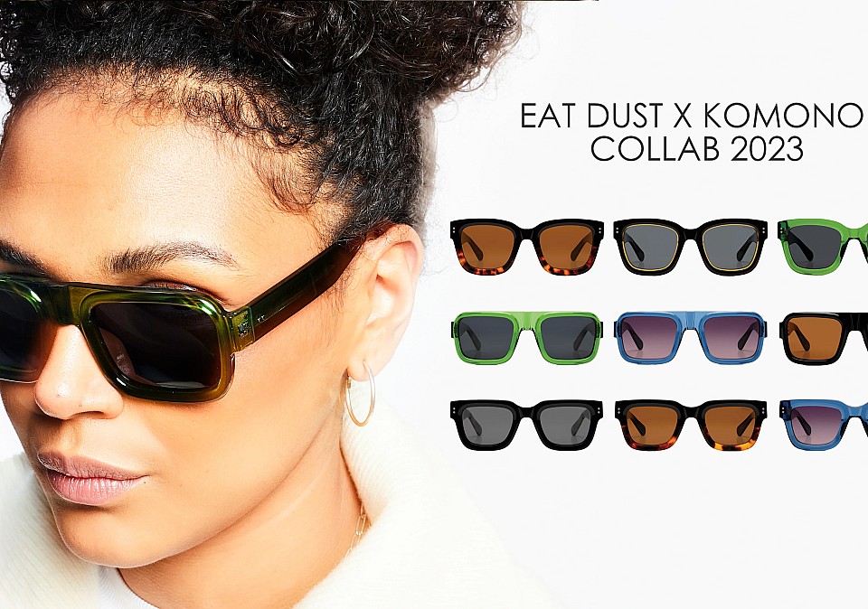 Сонцезахисні окуляри KOMONO X Eat Dust Нова колаборація бельгійських брендів