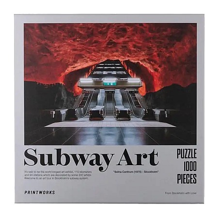 Пазли PRINTWORKS Puzzle - Subway Art, Fire
