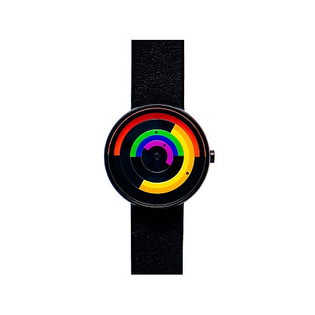 Годинник PROJECTS PRIDE with Black Leather Band 40mm
