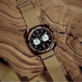 Годинник BRISTON Clubmaster Chrono date SPORT 42 TORTOISE