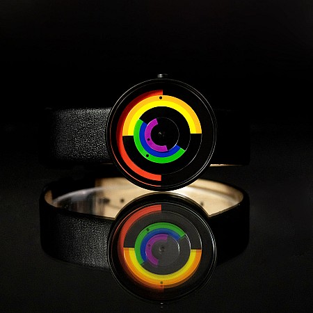 Годинник PROJECTS PRIDE with Black Leather Band 40mm