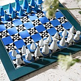 Шахи PRINTWORKS Lacquered Chess - Poseidon