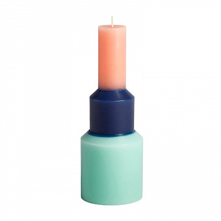 Свічка Hay Pillar Candle/M Mint