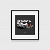 Постер Lobodiuchenko Illustration Mercedes-Benz 300 SL