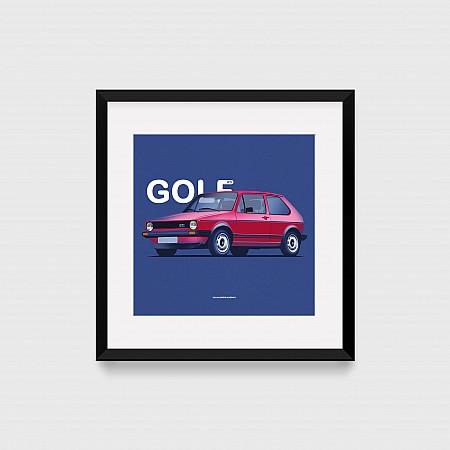 Постер Lobodiuchenko Illustration VW Golf