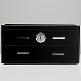 Коробка для зберігання Wolf Humidor w 2 drawers - Black