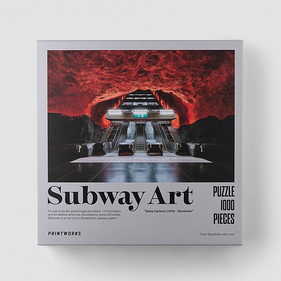 Пазл Printworks Puzzle - Subway Art, Fire (1000 pieces)