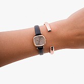 Годинник Komono Moneypenny Black Rose + Bangle