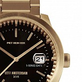 Годинник Leff Tube Watch S42 Date Brass With Black Case