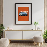 Постер Lobodiuchenko Illustration Alfa Romeo 33 Italdesign Iguana