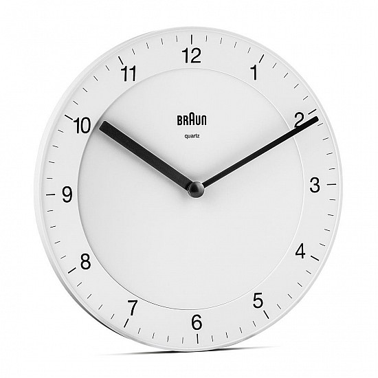 Годинник Braun BC06 Classic Analogue Wall Clock - White