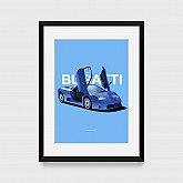 Постер Lobodiuchenko Illustration Bugatti EB110