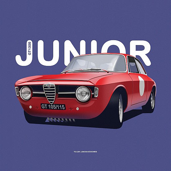 Постер Lobodiuchenko Illustration Alfa Romeo Junior