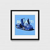 Постер Lobodiuchenko Illustration Bugatti EB110