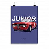 Постер Lobodiuchenko Illustration Alfa Romeo Junior