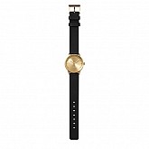 Годинник Leff Tube Watch T32 Brass / Black Leather Strap