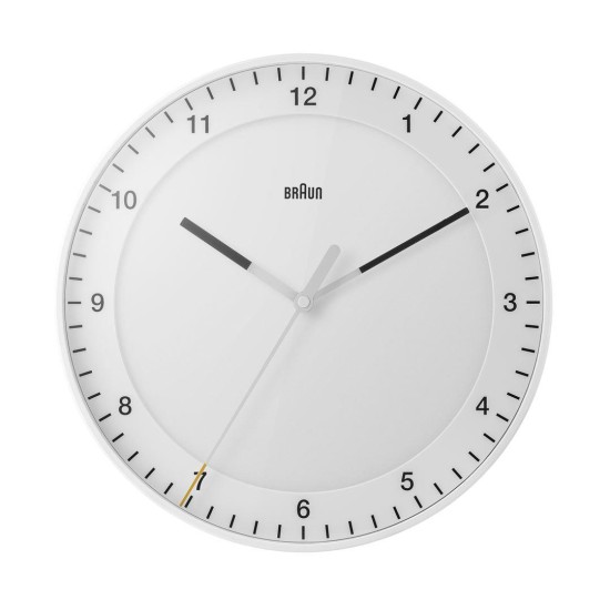 Настінний годинник Braun BC17 Classic Large Analogue Wall Clock - White