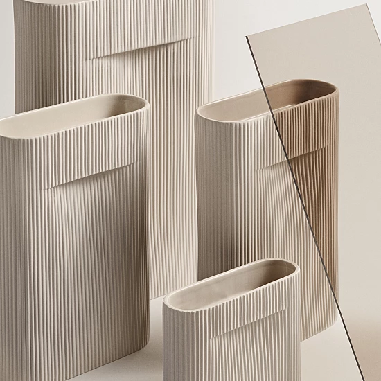 Ваза Muuto Ridge Vase Terracotta 35 cm Ваза Muuto Ridge Vase Terracotta 35 cm