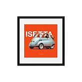 Постер Lobodiuchenko Illustration BMW Isetta Постер Lobodiuchenko Illustration BMW Isetta
