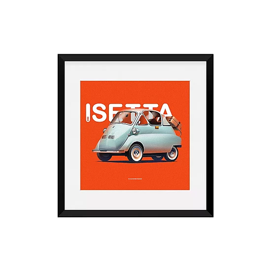 Постер Lobodiuchenko Illustration BMW Isetta Постер Lobodiuchenko Illustration BMW Isetta