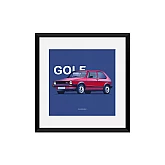 Постер Lobodiuchenko Illustration VW Golf Постер Lobodiuchenko Illustration VW Golf