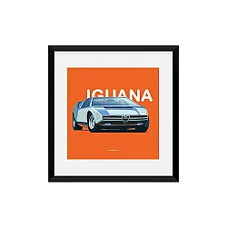 Постер Lobodiuchenko Illustration Alfa Romeo 33 Italdesign Iguana