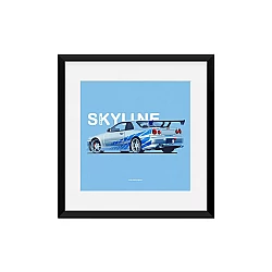 Постер Lobodiuchenko Illustration Nissan Skyline GTR R34