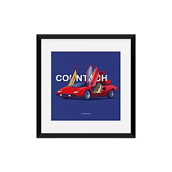 Постер Lobodiuchenko Illustration Lamborghini Countach