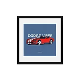 Постер Lobodiuchenko Illustration Dodge Viper Постер Lobodiuchenko Illustration Dodge Viper