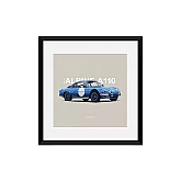 Постер Lobodiuchenko Illustration Renault Alpine Постер Lobodiuchenko Illustration Renault Alpine