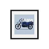 Постер Lobodiuchenko Illustration BMW R100 PD Постер Lobodiuchenko Illustration BMW R100 PD