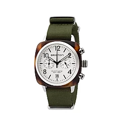 Годинник BRISTON Clubmaster Chrono date 40 TORTOISE