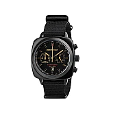 Годинник BRISTON Clubmaster Chrono date SPORT 42 Black PVD BLACK matt acetate Годинник BRISTON Clubmaster Chrono date SPORT 42 Black PVD BLACK matt acetate