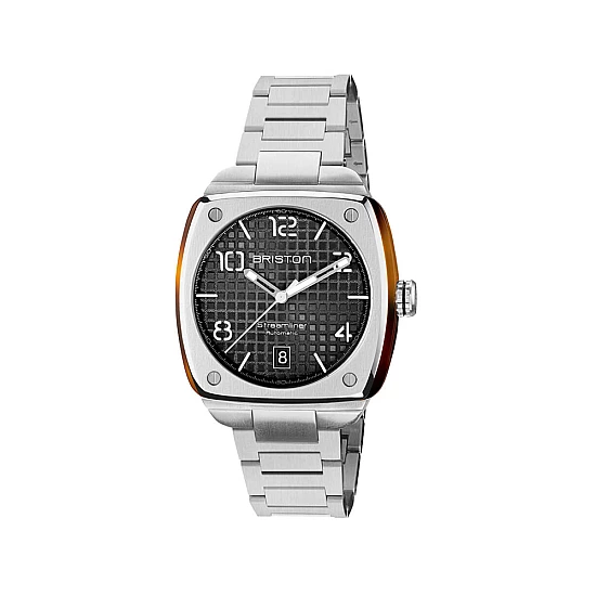 Годинник BRISTON STREAMLINER URBAN AUTO ST&ACETATE/BLACK dial STEEL BR Годинник BRISTON STREAMLINER URBAN AUTO ST&ACETATE/BLACK dial STEEL BR