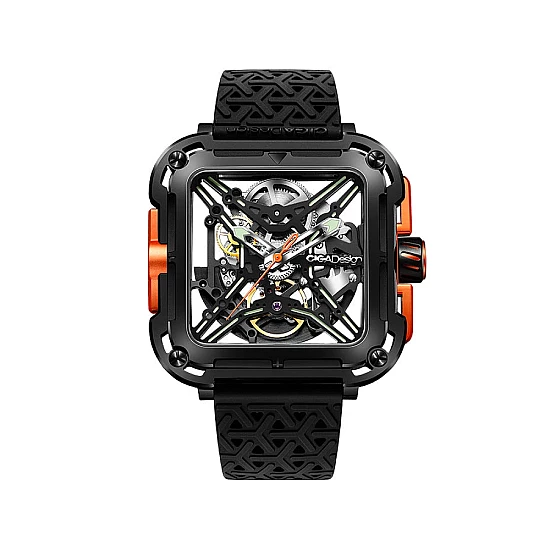 Годинник CIGA DESIGN X Series-BOOK Black Orange Годинник CIGA DESIGN X Series-BOOK Black Orange
