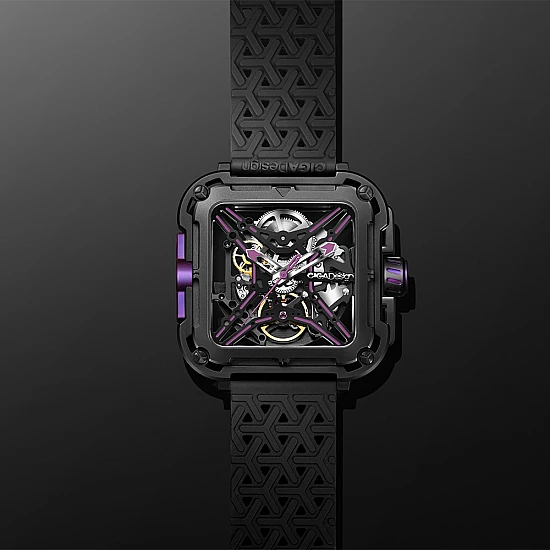 Годинник CIGA DESIGN X Series-BOOK BOX Neon Purple Годинник CIGA DESIGN X Series-BOOK BOX Neon Purple