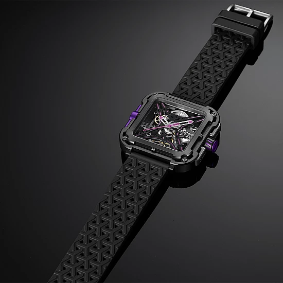 Годинник CIGA DESIGN X Series-BOOK BOX Neon Purple Годинник CIGA DESIGN X Series-BOOK BOX Neon Purple