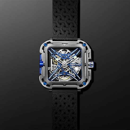 Годинник CIGA DESIGN X Series Titanium-GIFT BOX Cyber Blue Годинник CIGA DESIGN X Series Titanium-GIFT BOX Cyber Blue