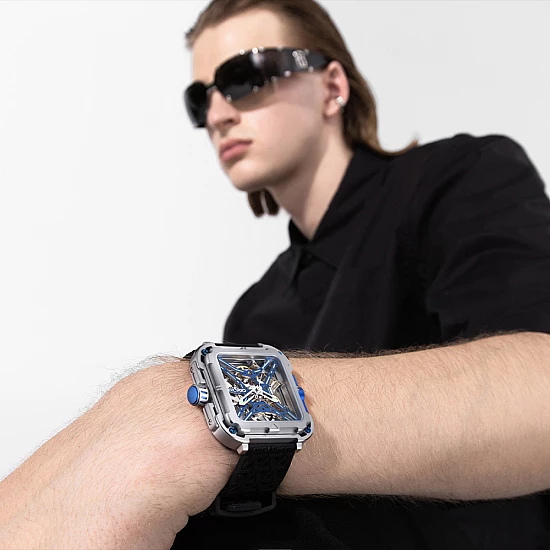 Годинник CIGA DESIGN X Series Titanium-GIFT BOX Cyber Blue Годинник CIGA DESIGN X Series Titanium-GIFT BOX Cyber Blue
