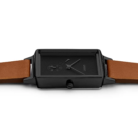 Годинник KOMONO Konrad Black Cognac Retrograde