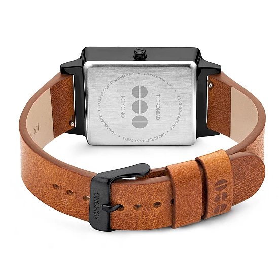 Годинник KOMONO Konrad Black Cognac Retrograde Годинник KOMONO Konrad Black Cognac Retrograde