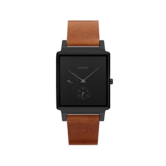 Годинник KOMONO Konrad Black Cognac Retrograde Годинник KOMONO Konrad Black Cognac Retrograde